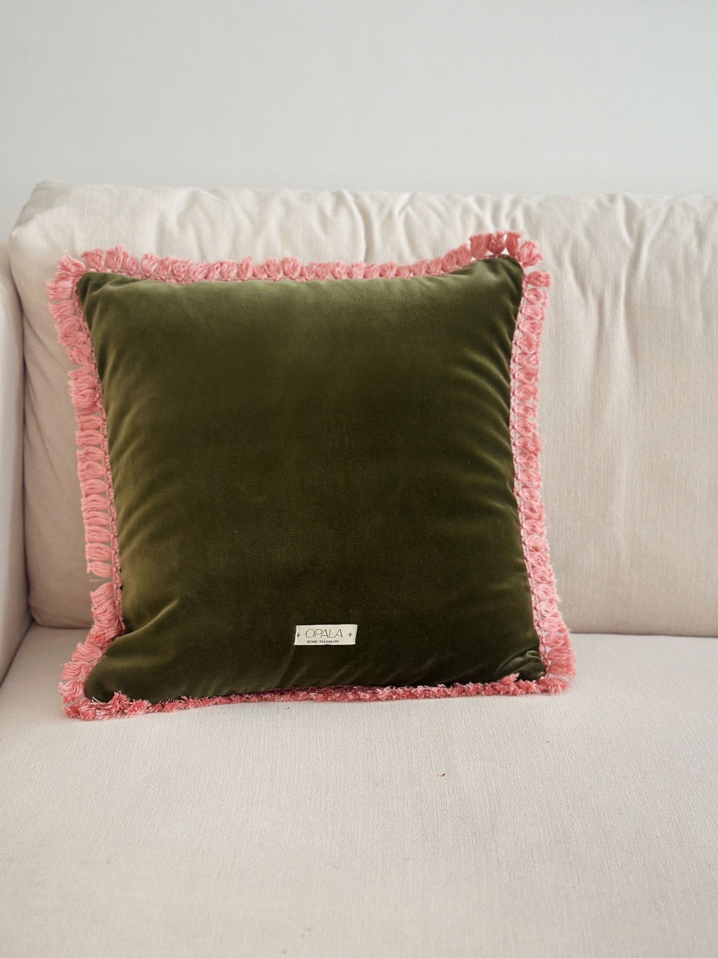 OPALA Home Talismans makes handmade luxury velvet cushions for an exclusive home decor, made in Portugal with premium cotton velvet. Meet Opala custom-made cushions, unique and luxurious home decor accessories.