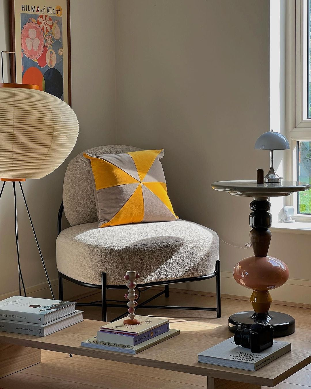 SAFIRA Mustard & Taupe Velvet Cushion