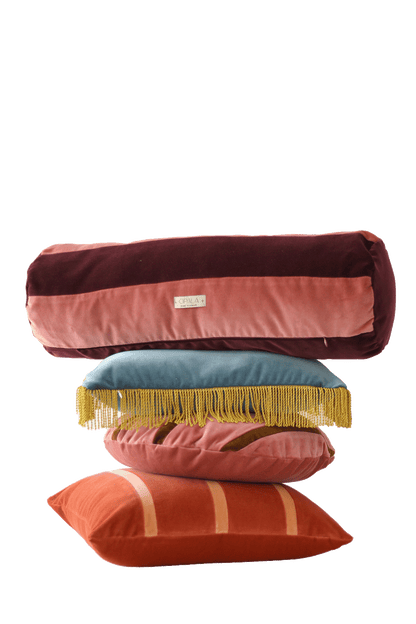 OPALA Home Talismans makes handmade luxury velvet cushions for an exclusive home decor, made in Portugal with premium cotton velvet. Meet Opala custom-made cushions, unique and luxurious home decor accessories.