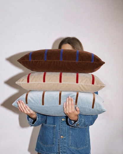 OPALA Home Talismans makes handmade luxury velvet cushions, stools and upholstered furniture for an exclusive home decor, made in Portugal with premium cotton velvet. Meet Opala custom-made cushions, unique and luxurious home decor accessories.