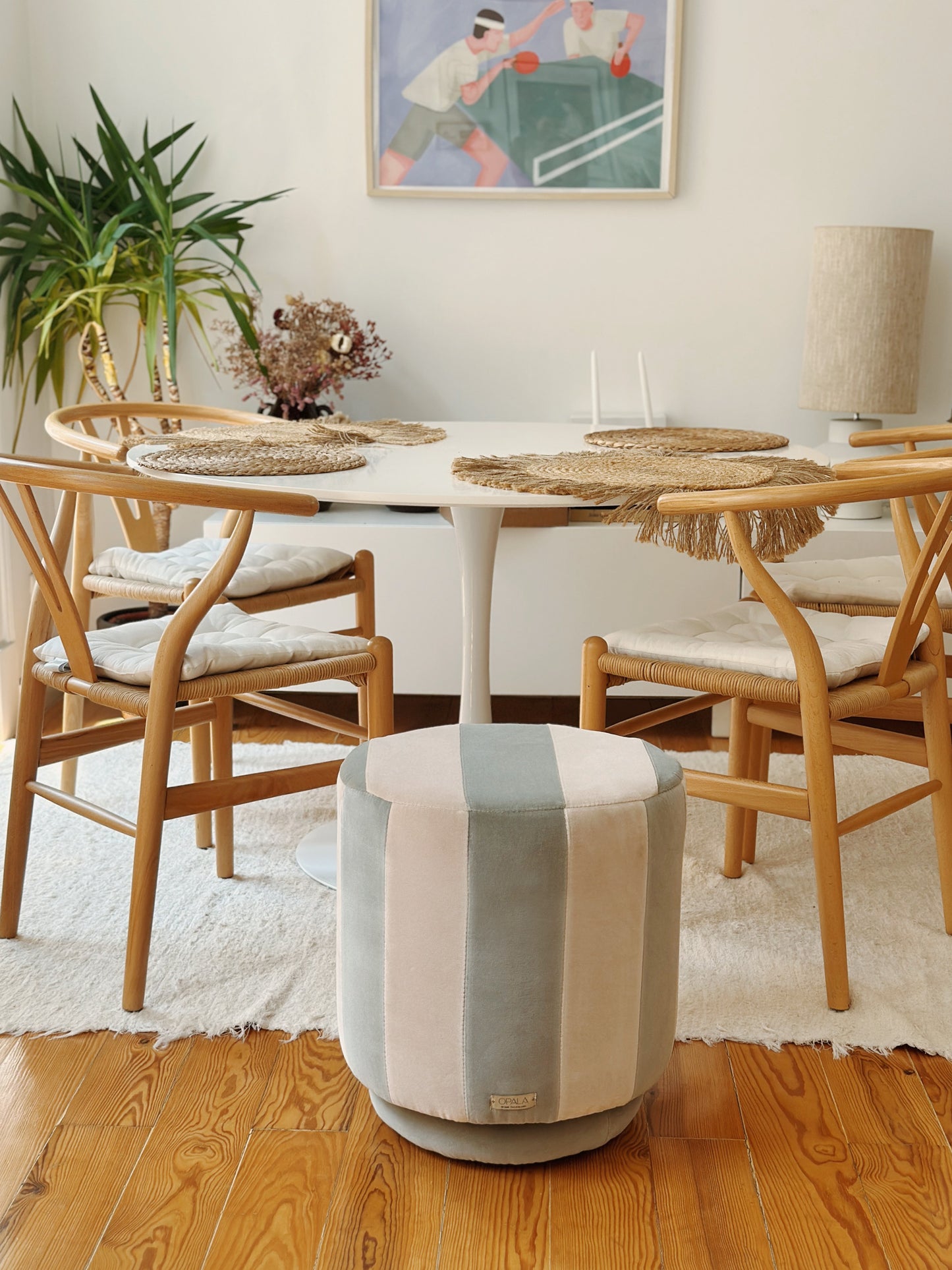 OPALA Home Talismans makes handmade luxury velvet cushions, poufes ottomans  and stools for an exclusive home decor, made in Portugal with premium cotton velvet. Meet Opala custom-made unique and luxurious home decor accessories.