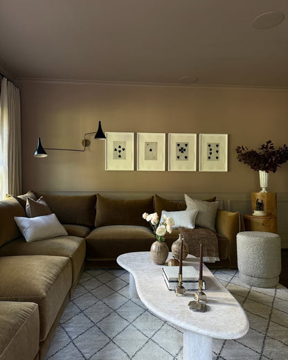 ONIX Organic Modern Bouclé Pouf